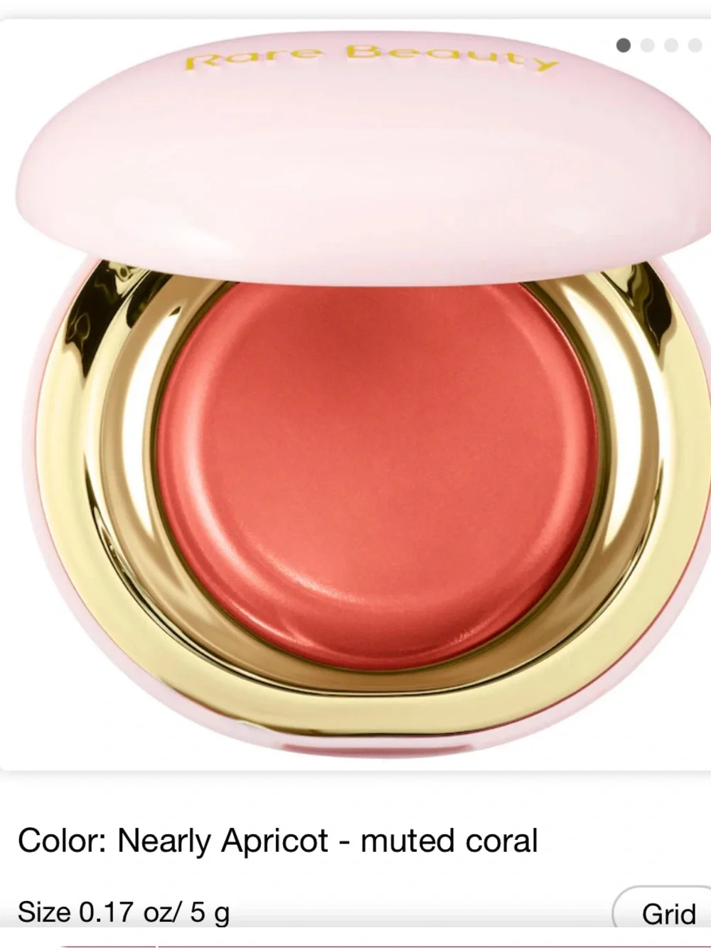 Rare Beauty Melting Blush (Nearly Apricot)